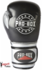 Pro Box NEW 'CHAMP SPAR' Boxing Gloves Black/Silver Thumbnail
