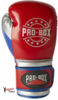 Pro Box NEW 'CHAMP SPAR' Boxing Gloves Red/Blue/Silver Thumbnail