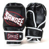 Sandee Black & White Leather MMA Sparring Glove Thumbnail