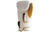 Tuf Wear Creed Leather Velcro Boxing Glove  White/Gold Thumbnail