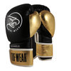 Tuf Wear Pegasus Leather Boxing Glove - Black/Gold Thumbnail