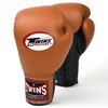 Twins BGLL-1 Brown/Black Lace-up Sparring Gloves  Thumbnail