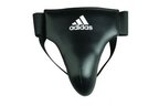 View the Adidas PU Men's Black Groin Guard online at Fight Outlet