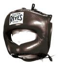 View the Cleto Reyes Pointed Nylon Bar Headguard Black online at Fight Outlet