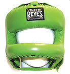 View the Cleto Reyes Rounded Bar Headguard Green online at Fight Outlet