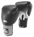 Lonsdale Jab Training Boxing Gloves - Black/Grey 