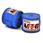 View the MTG Pro 5m Blue Elasticated Hand Wraps online at Fight Outlet