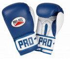 View the PRO BOX PU CLUB ESSENTIALS COLLECTION BLUE JUNIOR SPARRING GLOVES online at Fight Outlet