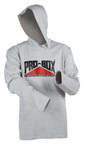 View the Pro Box Grey Hooded Tee  online at Fight Outlet