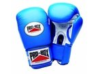 View the Pro Box 'Super Spar' Leather Sparring Gloves Blue online at Fight Outlet