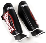View the Sandee Kids Cool-Tec Boot Shin Guards Synthetic Leather Black/White/Red online at Fight Outlet