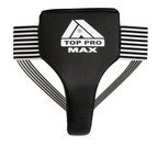 View the Top Pro Female Groin Guard Black online at Fight Outlet