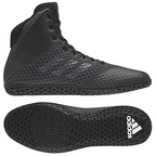 View the Adidas Mat Wizard 4 Wrestling Boot - Black online at Fight Outlet