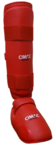View the Cimac Shin And Removable Instep Pads, Red online at Fight Outlet