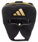 View the Adidas AdiStar Pro Head Guard - Black/Gold online at Fight Outlet