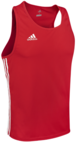 View the Adidas Base Punch Boxing Vest - Red/White online at Fight Outlet