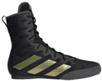 View the Adidas Box Hog 4 Boxing Boots, Black/Gold online at Fight Outlet
