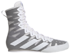 View the Adidas Box Hog 4 Boxing Boots, White/Grey online at Fight Outlet