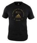 View the Adidas Boxing Tee Shirt Black/Gold  online at Fight Outlet