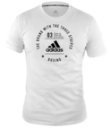 View the Adidas Boxing Tee Shirt - White/Black online at Fight Outlet