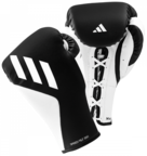 ADIDAS CACTUS SPEED TILT 350 LACE BOXING GLOVES - Black/White