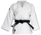 View the ADIDAS CHAMPION III JUDO JACKET - 750G - IJF APPROVED - WHITE/BLACK online at Fight Outlet