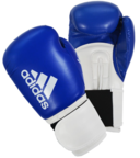 View the Adidas Hybrid 100 Boxing Gloves, Blue White online at Fight Outlet