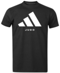 View the Adidas Judo New Logo T shirt - Black/White online at Fight Outlet