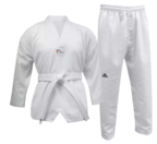 View the ADIDAS JUNIOR WORLD TAEKWONDO STUDENT DOBOK WITHOUT STRIPES online at Fight Outlet
