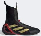 View the ADIDAS SPEEDEX ULTRA BOXING BOOTS - Black/Gold Metallic/Team Power Red online at Fight Outlet