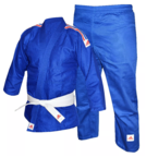 View the ADIDAS STUDENT JUDO UNIFORM - GB STRIPES 250G BLUE online at Fight Outlet