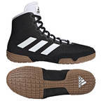 View the Adidas Tech Fall 2.0K Kids Wrestling Boot - Black/White online at Fight Outlet