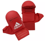 View the Adidas WKF Karate Mitts With Thumb, Red online at Fight Outlet