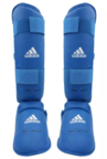 View the Adidas WKF Shin And Removable Instep Pads, Blue online at Fight Outlet