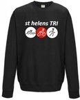 View the st helens TRI CREW NECK SWEATSHIRT LARGE PRINTED CHEST LOGO, PLAIN BACK. JUNIOR & UNISEX online at Fight Outlet
