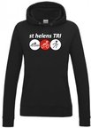 View the st helens TRI LADIES HOODY LARGE PRINTED CHEST LOGO, PLAIN BACK. online at Fight Outlet