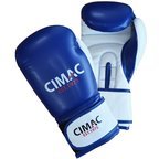 View the Cimac Artificial Leather Boxing Gloves Blue/White online at Fight Outlet