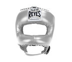View the Cleto Reyes Pointed Nylon Bar Headguard - Platinum online at Fight Outlet