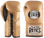 View the Cleto Reyes Professional Contest Gloves - Gold online at Fight Outlet