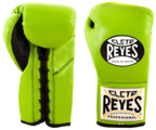 View the Cleto Reyes Professional Contest Gloves - Green online at Fight Outlet