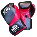 Cleto Reyes Velcro High Precision Training Boxing Gloves - Black/Red