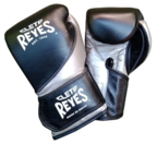 Cleto Reyes Velcro High Precision Training Boxing Gloves - Black/Silver