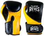 View the Cleto Reyes Velcro High Precision Training Boxing Gloves LIMITED EDITION - Black/Yellow online at Fight Outlet
