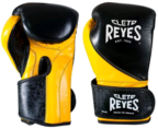 Cleto Reyes Velcro High Precision Training Boxing Gloves LIMITED EDITION - Black/Yellow