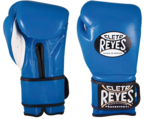 View the Cleto Reyes Velcro Sparring Gloves - Blue online at Fight Outlet