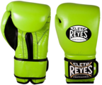 View the Cleto Reyes Velcro Sparring Gloves - Green online at Fight Outlet