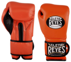 View the Cleto Reyes Velcro Sparring Gloves - Orange online at Fight Outlet