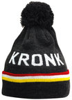 View the KRONK Detroit 3 stripe Bobble Hat Charcoal online at Fight Outlet
