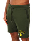 View the KRONK Gloves Applique Jog Shorts, Military Green online at Fight Outlet