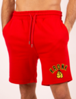 View the KRONK Gloves Applique Jog Shorts, Red online at Fight Outlet